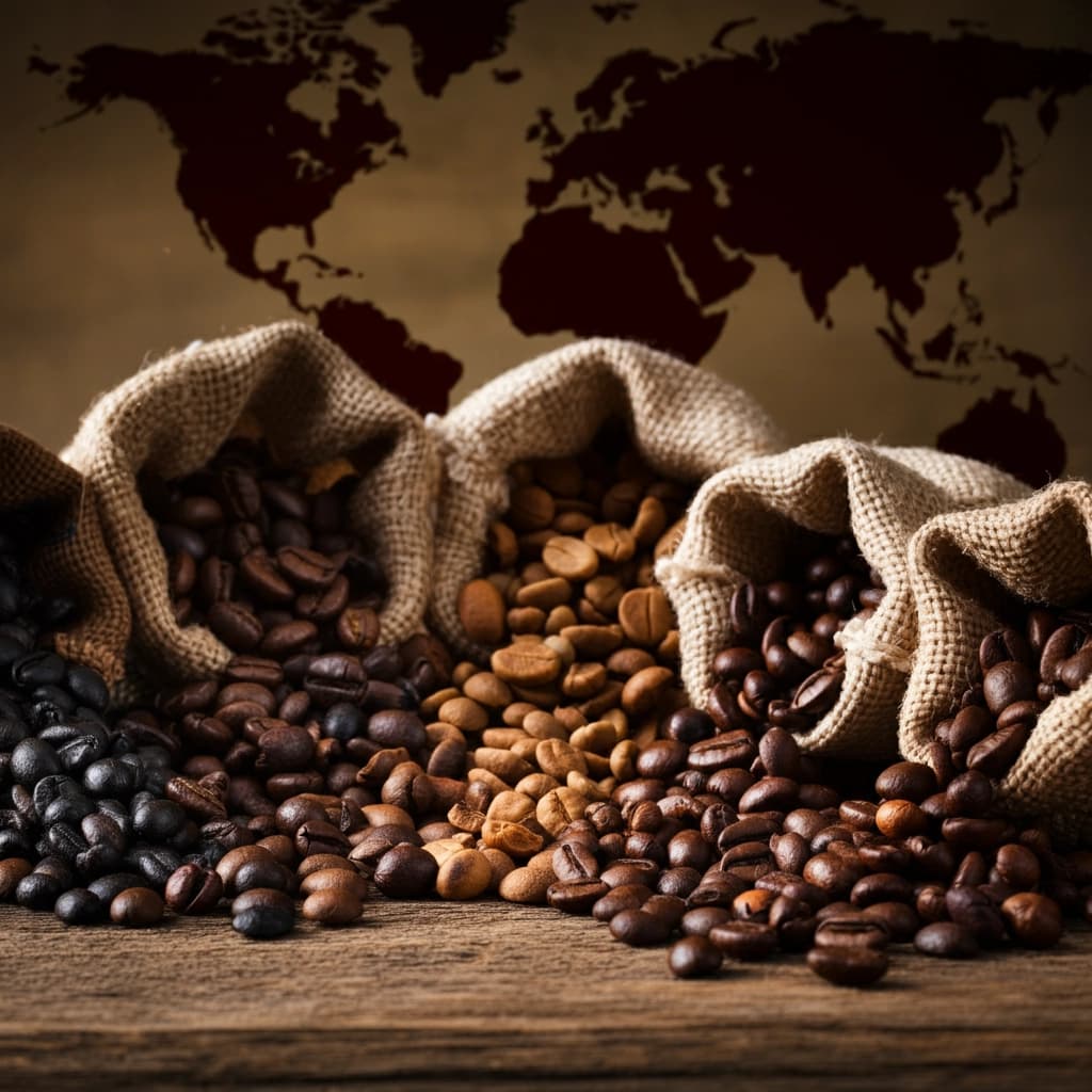 Coffee map and search interface